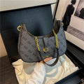Modern Chic All-Season PU/Artificial Leather/Microfiber Leather, Cloth / Textile Women's Shoulder Bags Underarm Bags | Color: Grey | Image 1