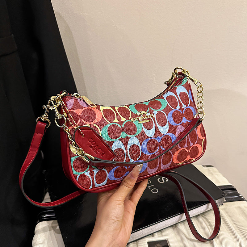 Modern Chic All-Season PU/Artificial Leather/Microfiber Leather Women's Handbags Other Bags | Color: Red | Image 2