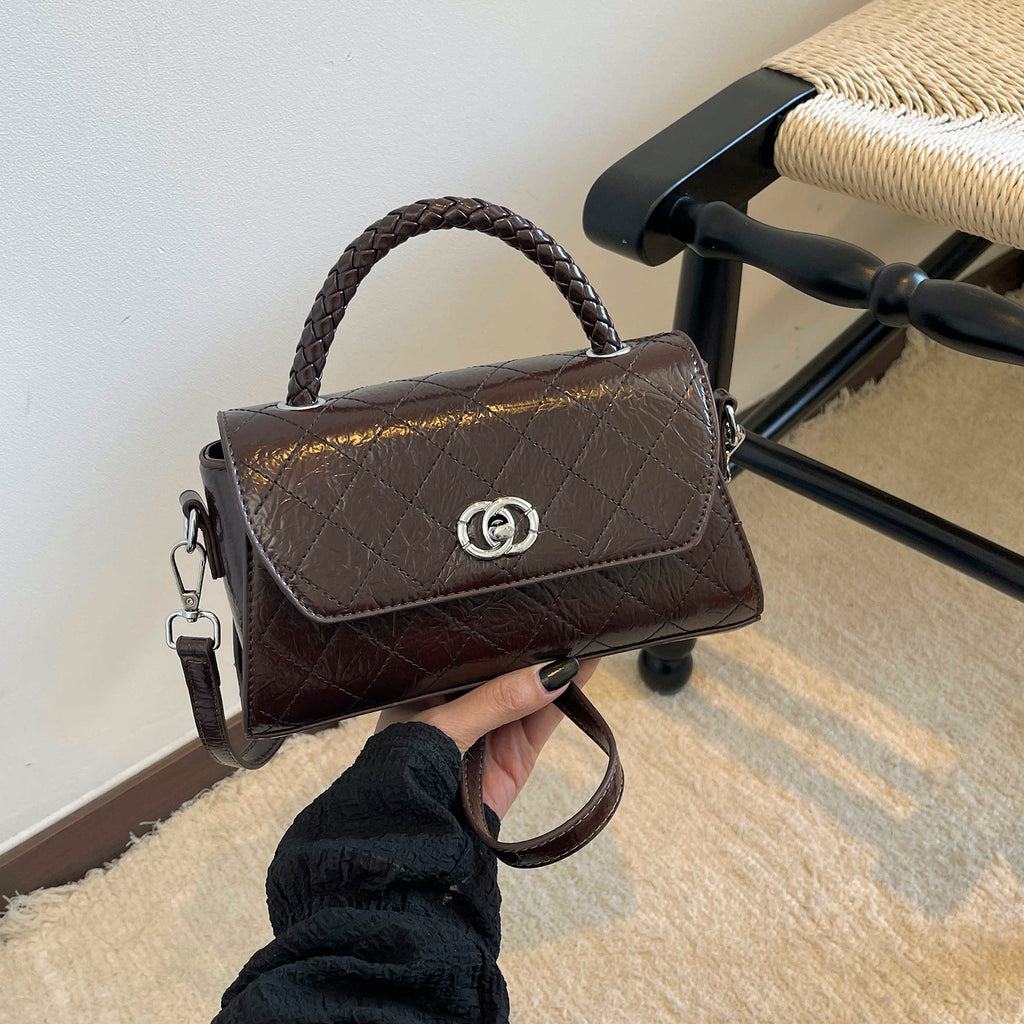 Modern Chic All-Season PU/Artificial Leather/Microfiber Leather Women's Crossbody Bags Other Bags | Color: Coffee | Image 3