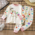 Minimalist Autumn 2-Piece Unisex Baby Pajama Set, Ages 6-24 Months | Color: Style 1 | Image 1