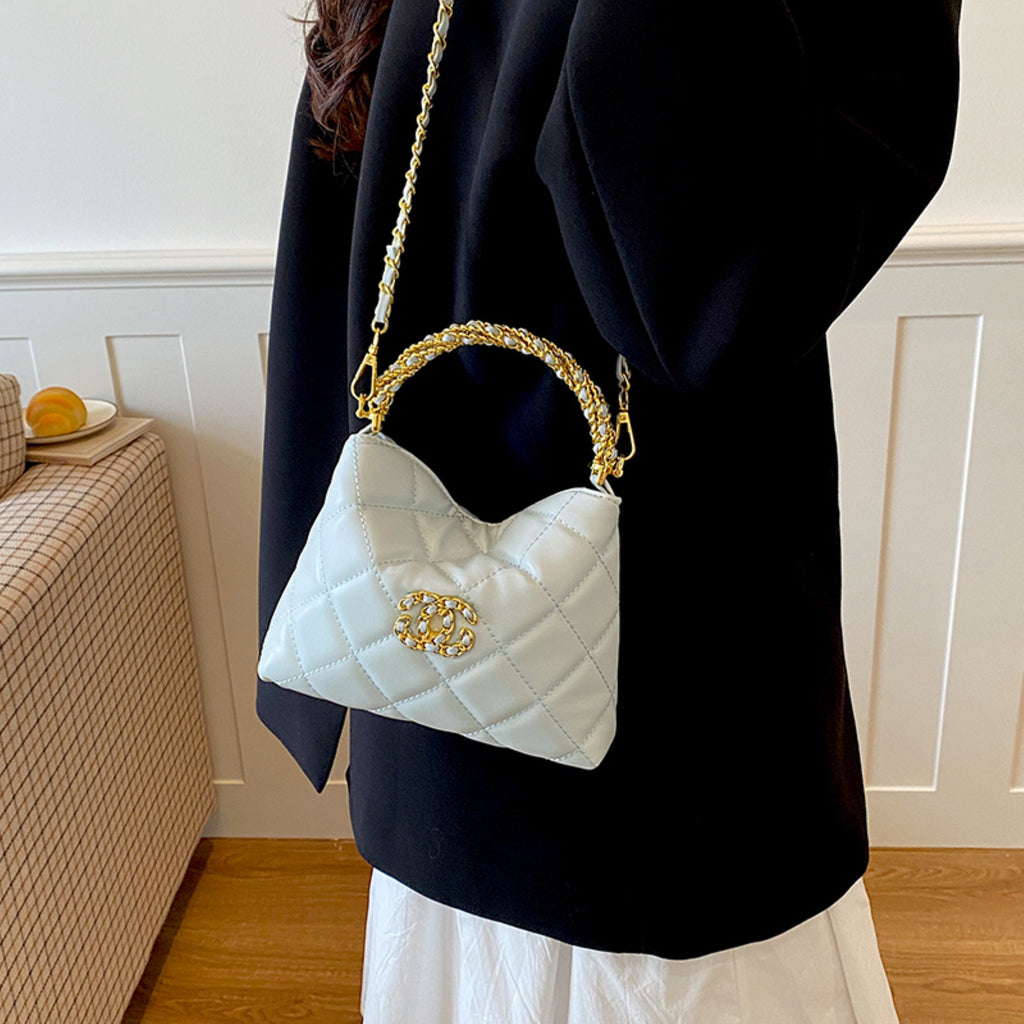 Modern Chic All-Season PU/Artificial Leather/Microfiber Leather Women's Handbags Other Bags | Color: Light Blue | Image 2