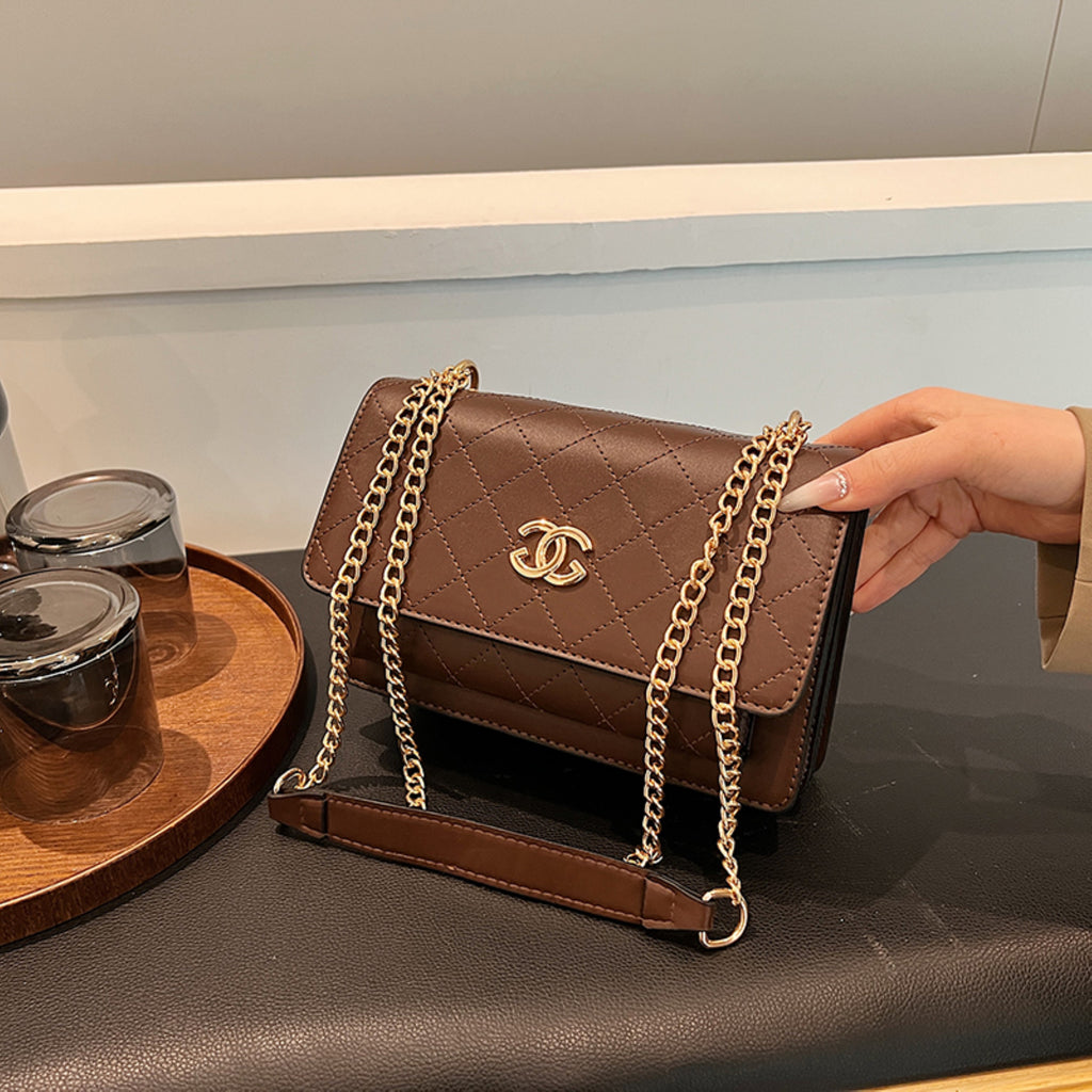 Modern Chic All-Season PU/Artificial Leather/Microfiber Leather Women's Handbags Other Bags | Color: Coffee | Image 2