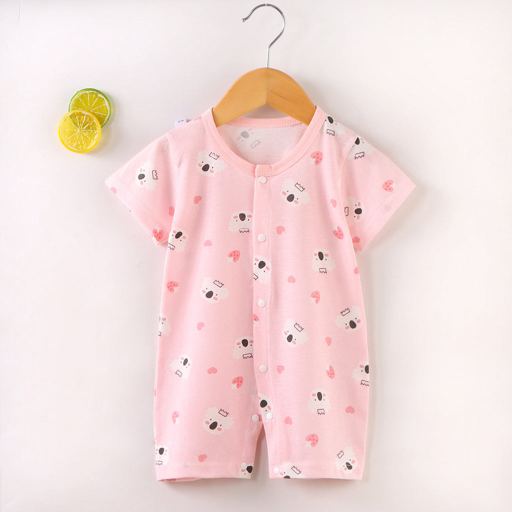 Minimalist Summer Unisex Baby Jumpsuit, Ages 1-24 Months | Color: Style 3 | Image 1