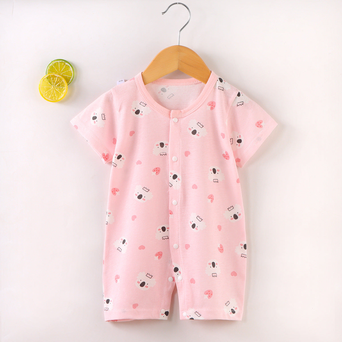 Minimalist Summer Unisex Baby Jumpsuit, Ages 1-24 Months | Color: Style 3 | Image 1