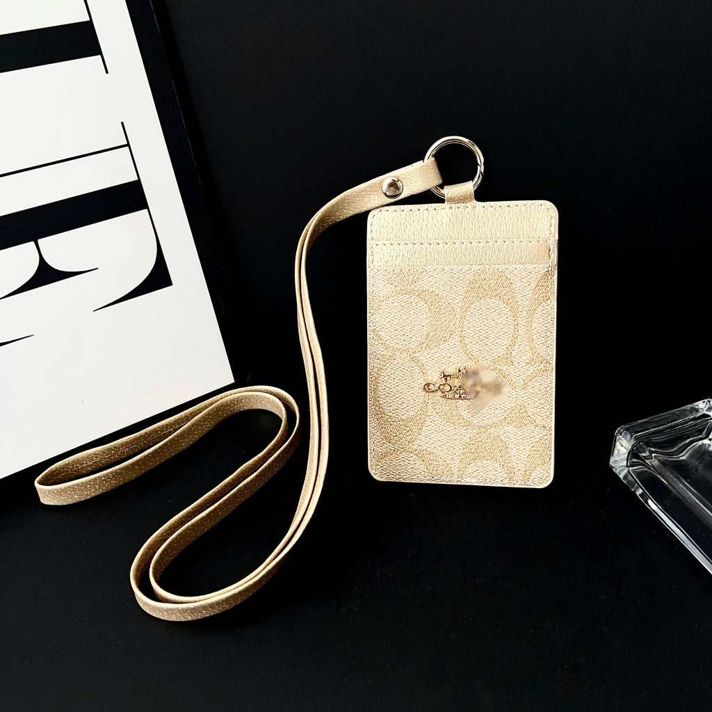 Modern Chic All-Season PU/Artificial Leather/Microfiber Leather Women's Functional Bags Card Pack | Color: Khaki | Image 3