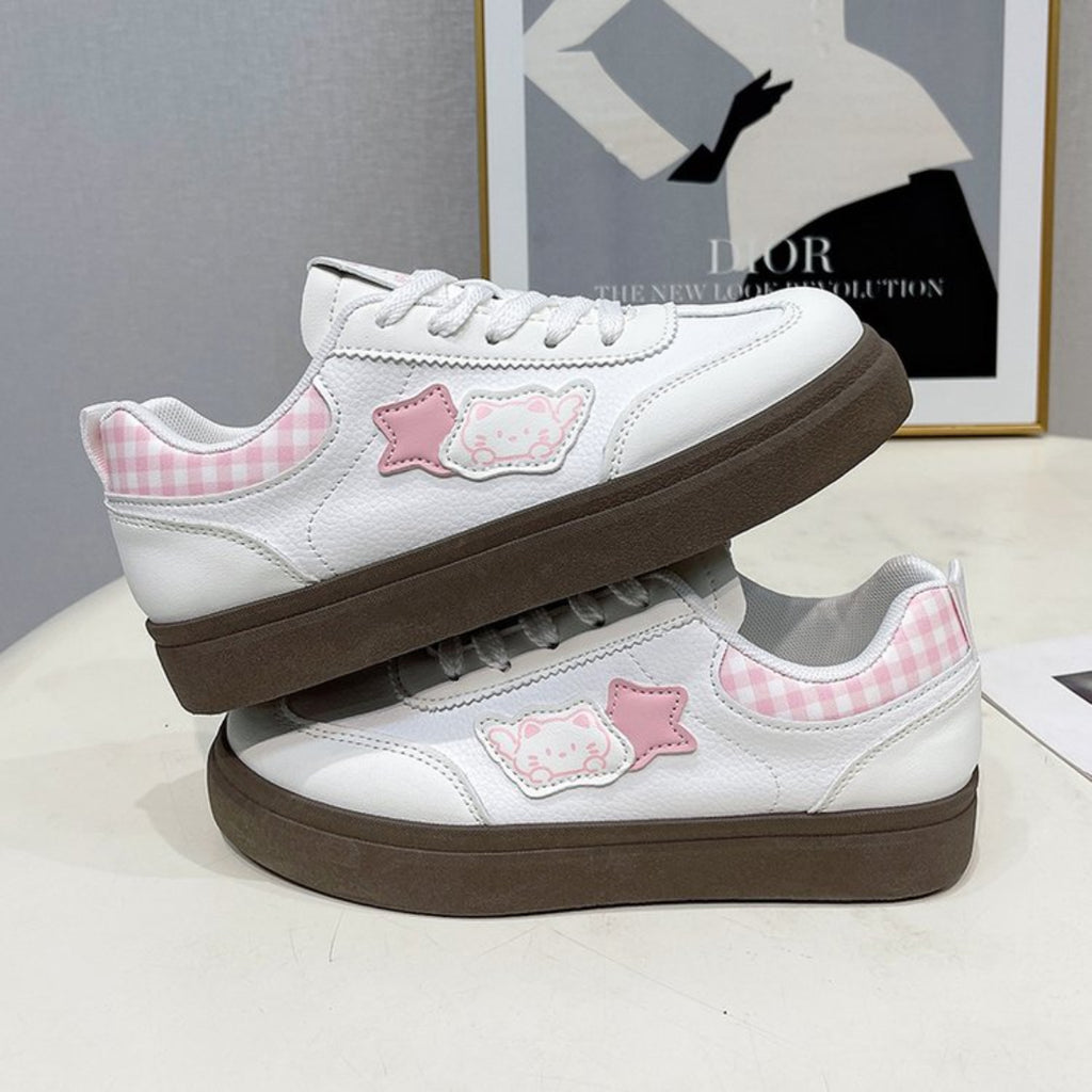 Modern Chic All-Season Others Women's Skate Shoes | Color: Pink | Image 2