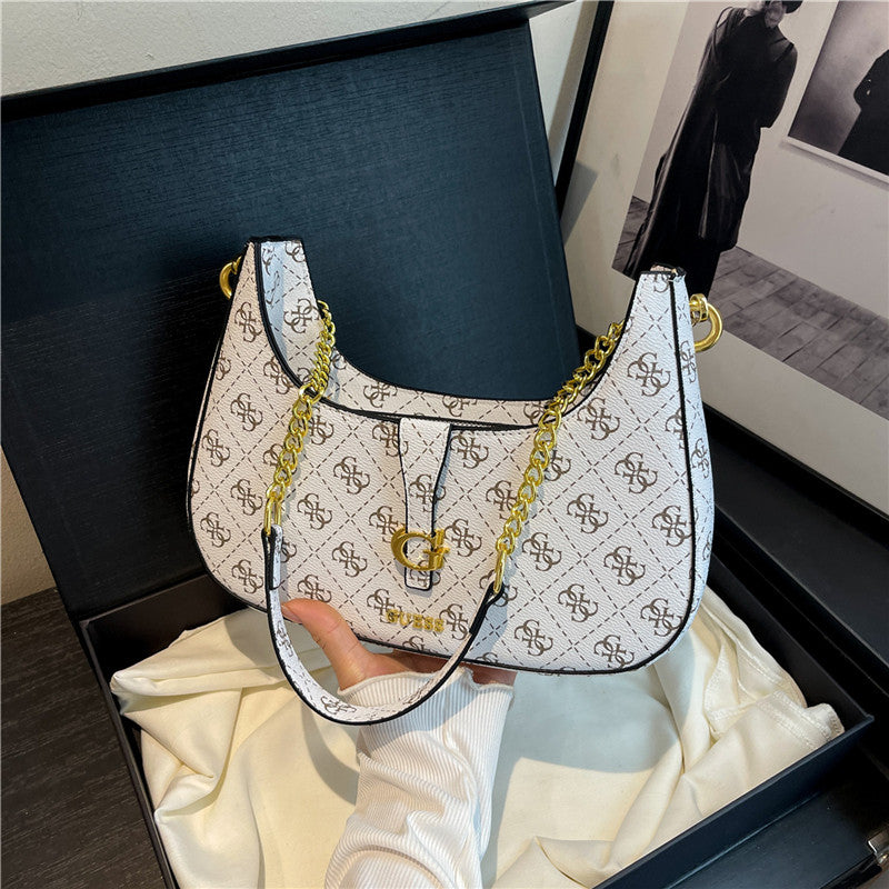 Modern Chic All-Season PU/Artificial Leather/Microfiber Leather, Cloth / Textile Women's Shoulder Bags Underarm Bags | Color: Style 2 | Image 1