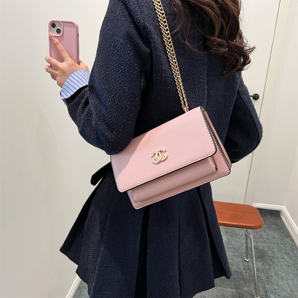 Modern Chic All-Season PU/Artificial Leather/Microfiber Leather Women's Crossbody Bags Other Bags | Color: Pink | Image 1
