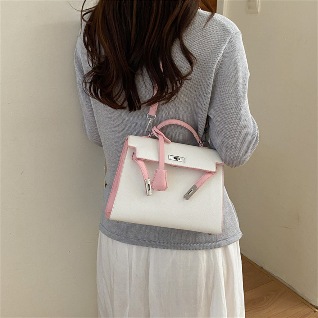 Modern Chic All-Season PU/Artificial Leather/Microfiber Leather Women's Handbags Other Bags | Color: Light Pink | Image 2