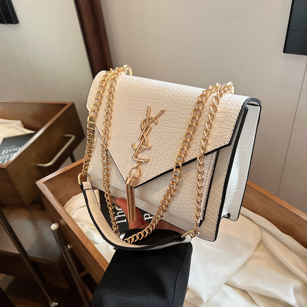 Modern Chic All-Season PU/Artificial Leather/Microfiber Leather Women's Shoulder Bags Other Bags | Color: White | Image 2