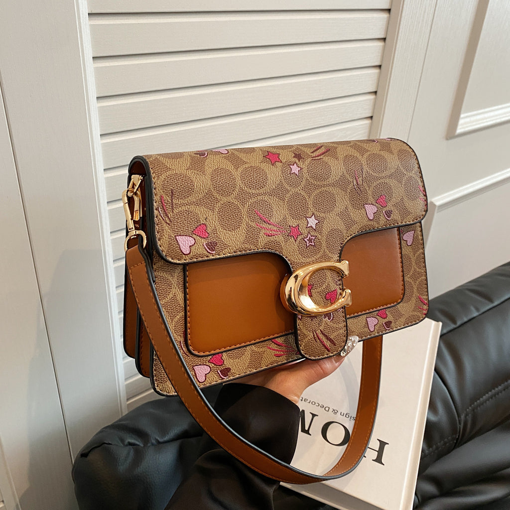 Modern Chic All-Season PU/Artificial Leather/Microfiber Leather Women's Shoulder Bags Other Bags | Color: Brown | Image 3