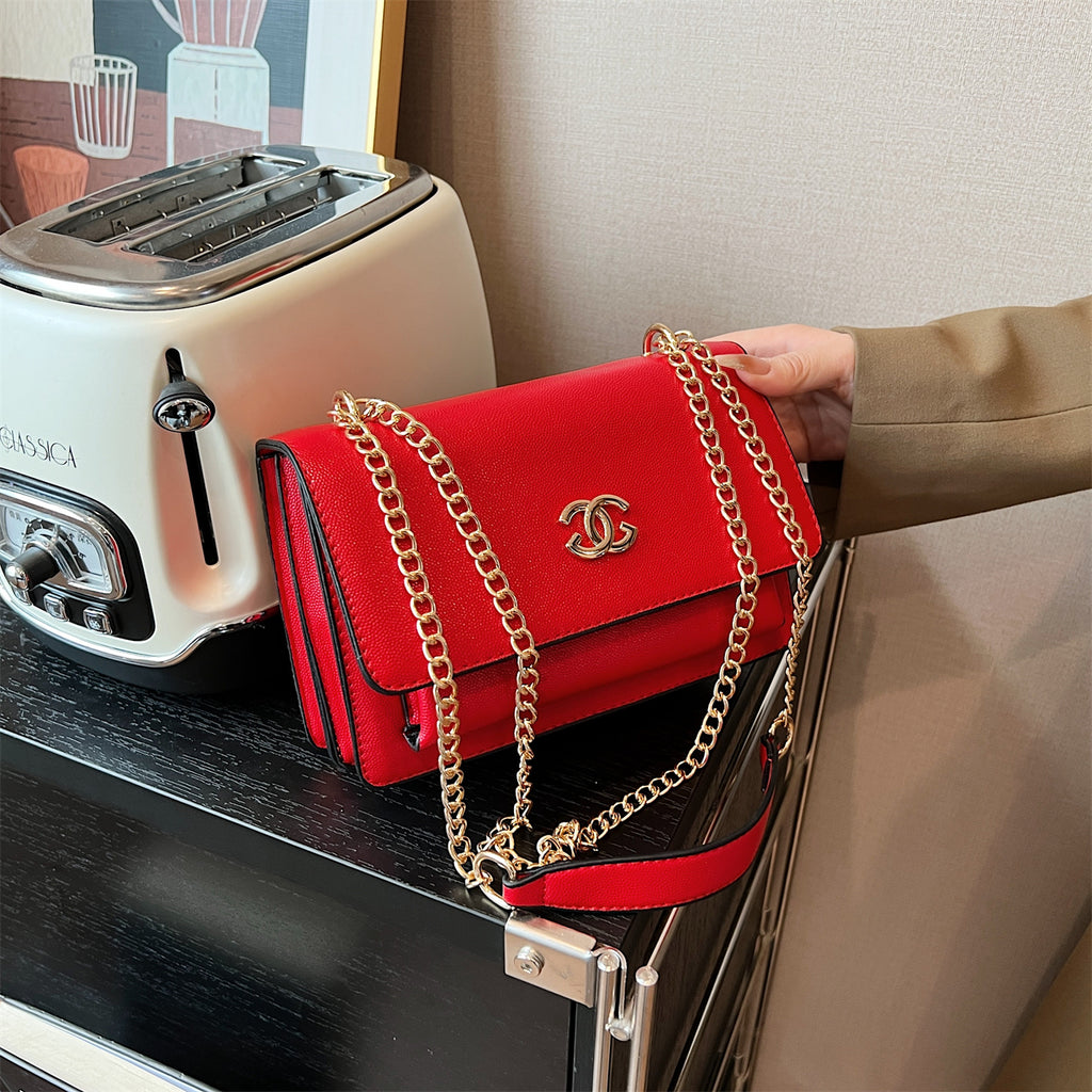 Modern Chic All-Season PU/Artificial Leather/Microfiber Leather Women's Crossbody Bags Other Bags | Color: Red | Image 1