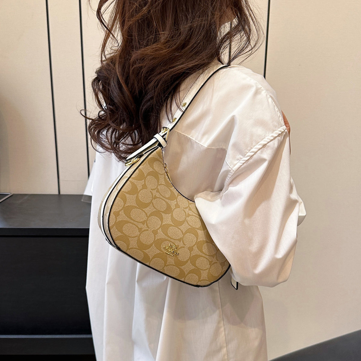 Modern Chic All-Season PU/Artificial Leather/Microfiber Leather Women's Shoulder Bags Underarm Bags | Color: Style 4 | Image 1