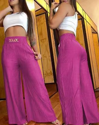 Vintage All-Season Trousers | Color: Red | Image 1