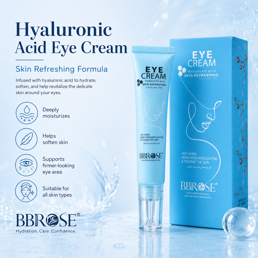 Hyaluronic Acid Eye Cream – Anti-Aging, Deep Moisturizing & Skin-Refreshing Care