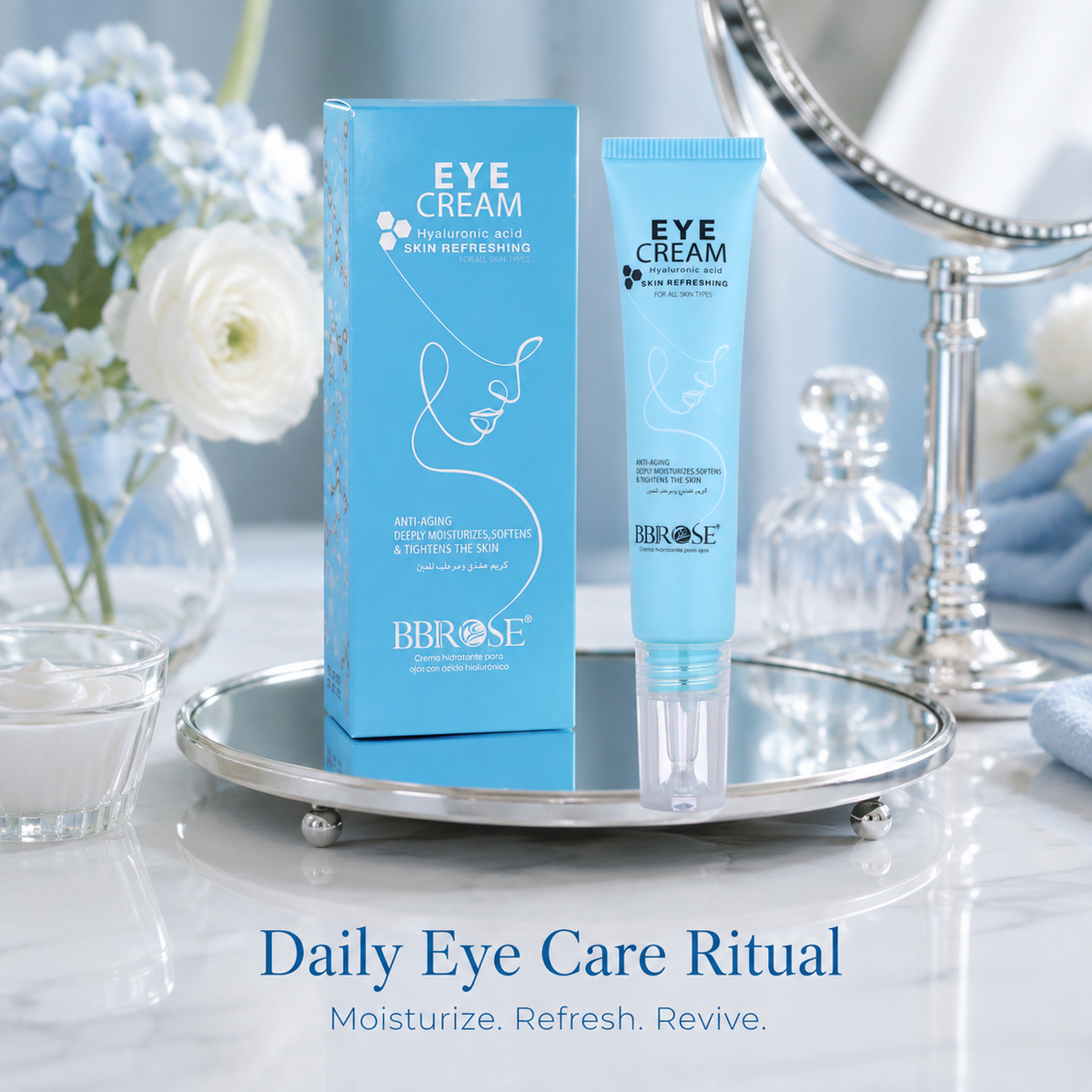 Hyaluronic Acid Eye Cream – Anti-Aging, Deep Moisturizing & Skin-Refreshing Care