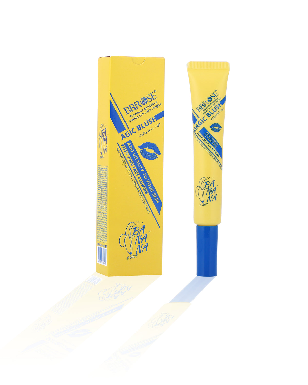 Magic Blush Banana & Rice – Pink Tint for Lips, Cheeks & Sensitive Areas