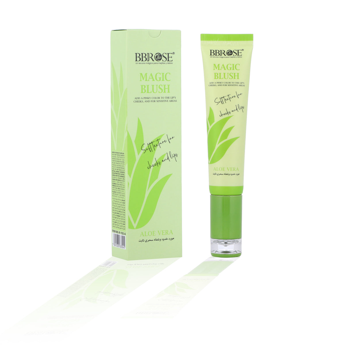 BBROSE Aloe Vera Magic Blush – Long-Lasting Pink Tint for Lips, Cheeks & Sensitive Areas