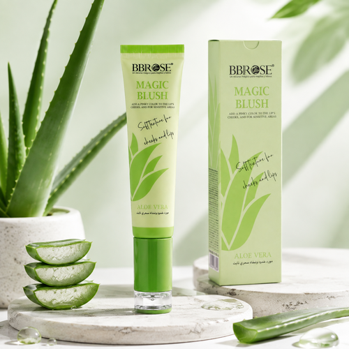 BBROSE Aloe Vera Magic Blush – Long-Lasting Pink Tint for Lips, Cheeks & Sensitive Areas