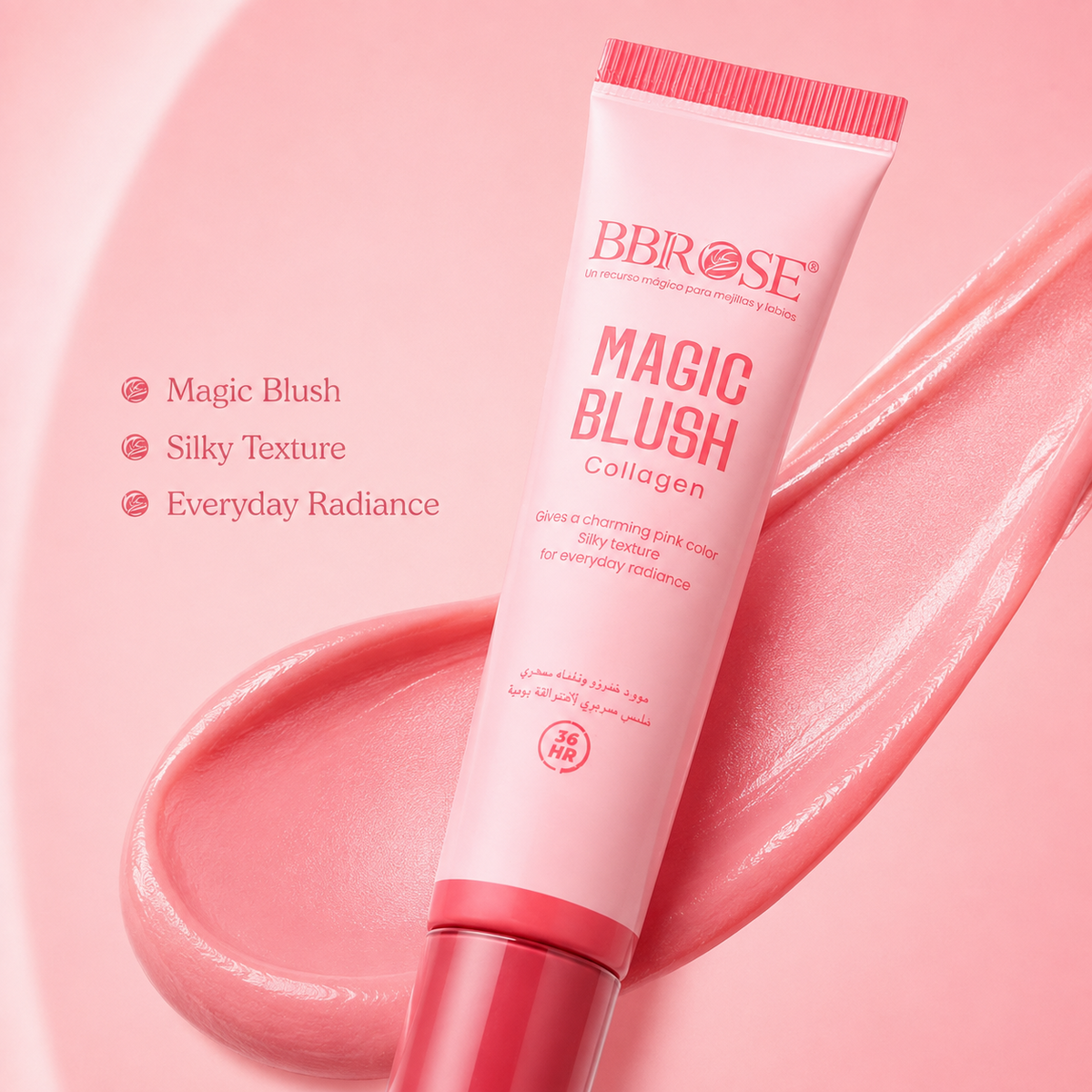 BBROSE Magic Blush Collagen – 36-Hour Lip & Cheek Tint