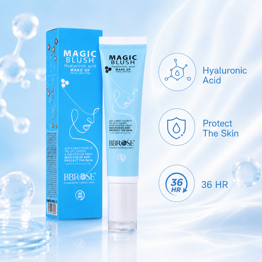 Hyaluronic Acid Magic Blush 30ml – Hydrating Liquid Blush for Cheeks & Lips, Long-Lasting & Buildable Coverage, Vegan, Sweat-Proof & Cruelty-Free