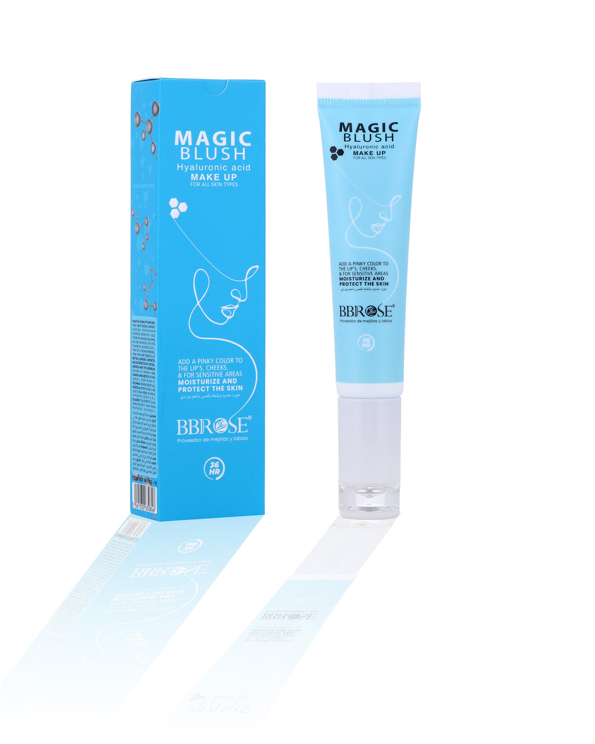 Hyaluronic Acid Magic Blush 30ml – Hydrating Liquid Blush for Cheeks & Lips, Long-Lasting & Buildable Coverage, Vegan, Sweat-Proof & Cruelty-Free