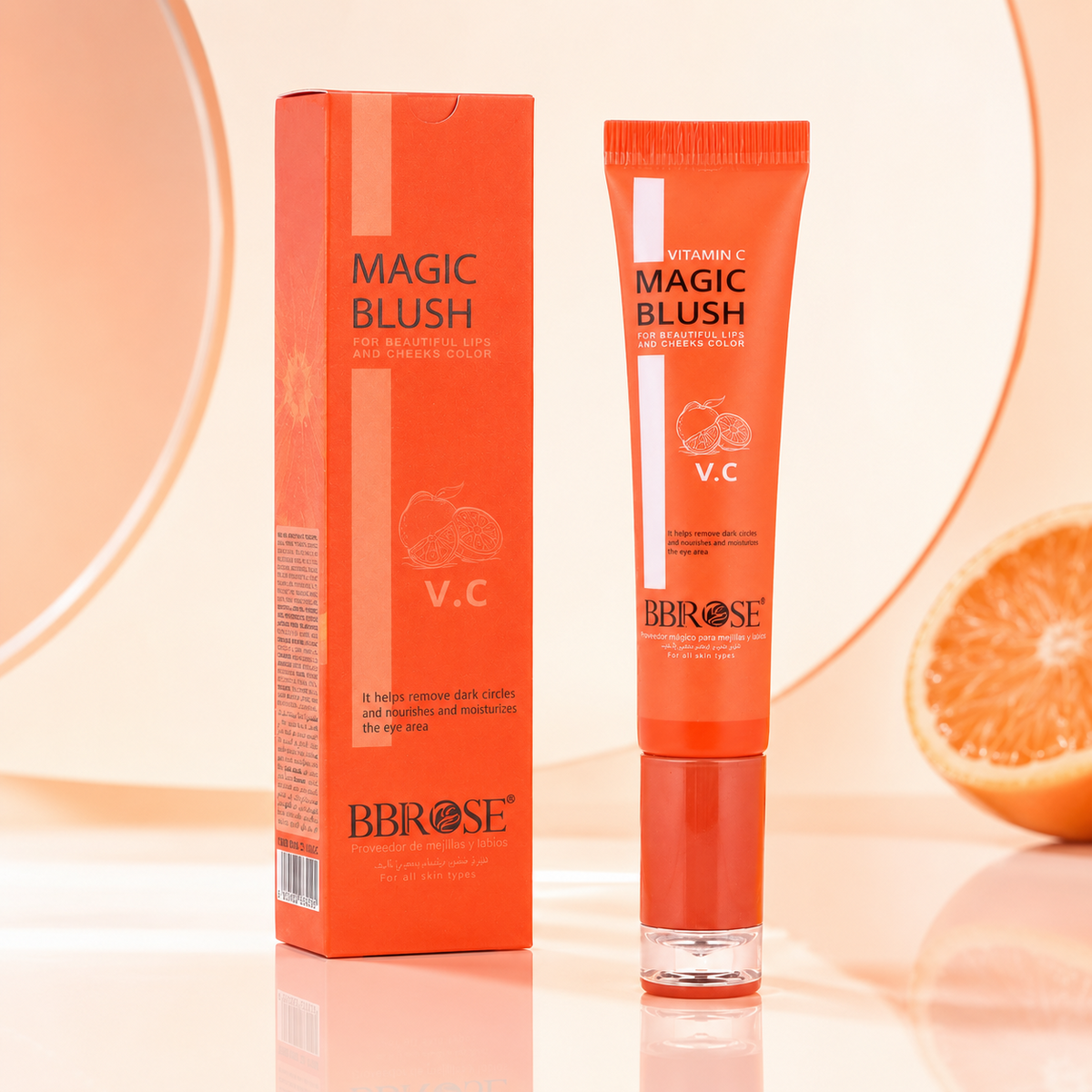 BBROSE Vitamin C Magic Blush – Lip & Cheek Color for All Skin Types