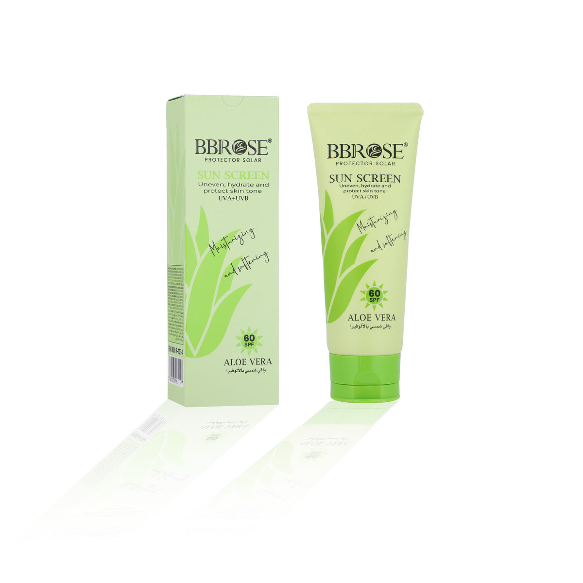 Aloe Vera Sunscreen SPF 60 UVA + UVB Moisturizing Sun Protection