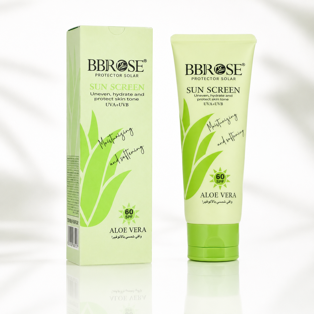 Aloe Vera Sunscreen SPF 60 UVA + UVB Moisturizing Sun Protection