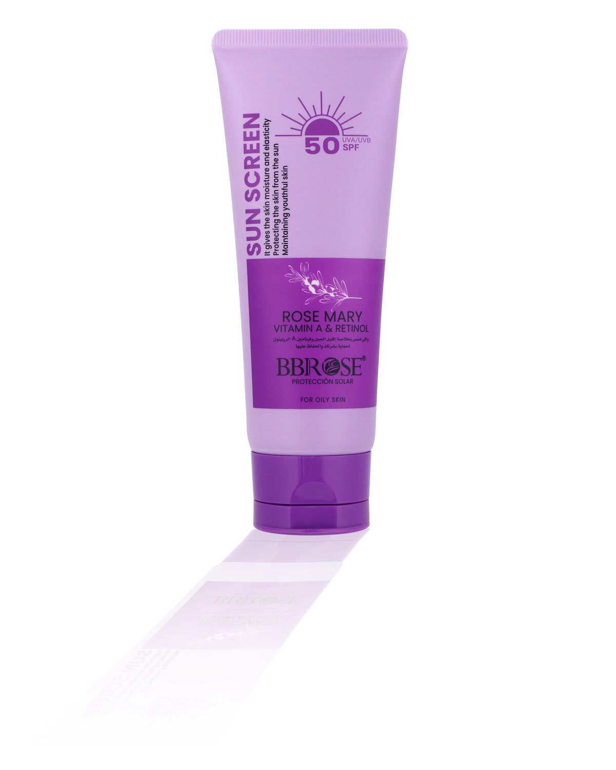 Rosemary, Vitamin A & Retinol Sunscreen SPF 50 – UVA/UVB Protection for Oily Skin