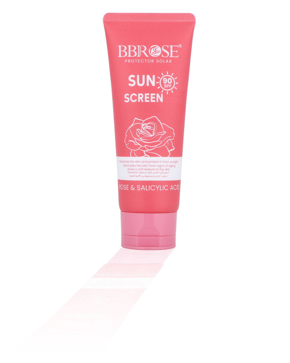 Rose & Salicylic Acid Sunscreen SPF 90 – Moisturizing High-Protection Sun Care