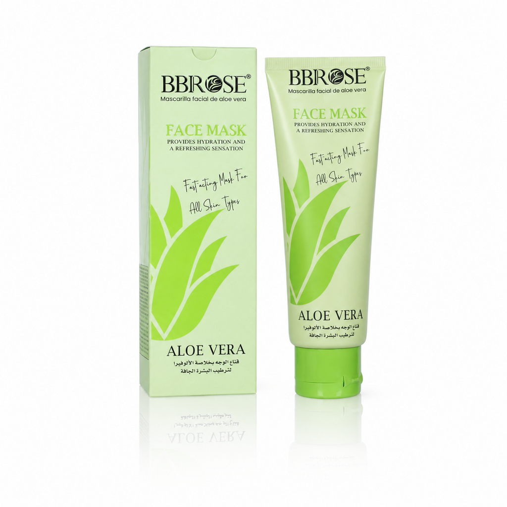Aloe Vera Face Mask – Fast-Acting Hydrating and Refreshing Mask for All Skin Types