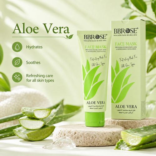 Aloe Vera Face Mask – Fast-Acting Hydrating and Refreshing Mask for All Skin Types