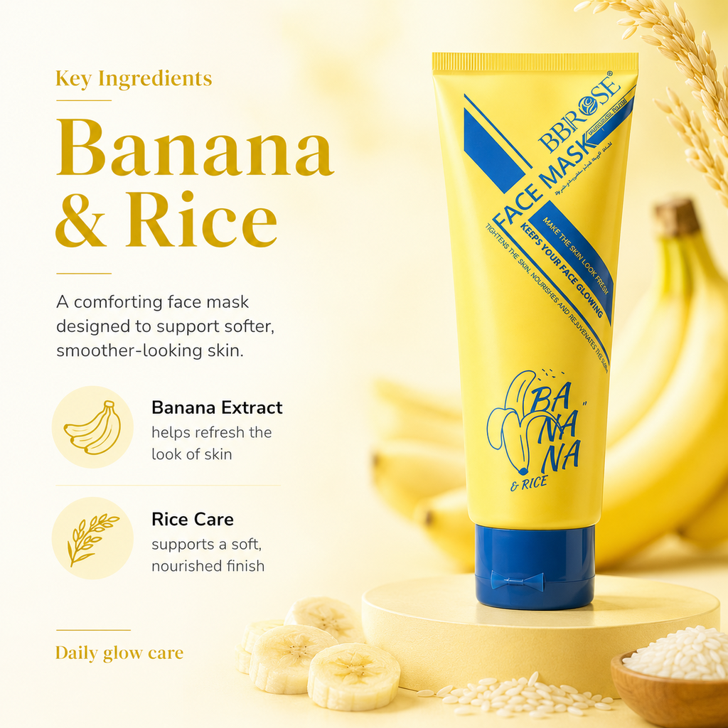Banana & Rice Nourishing Glow Face Mask