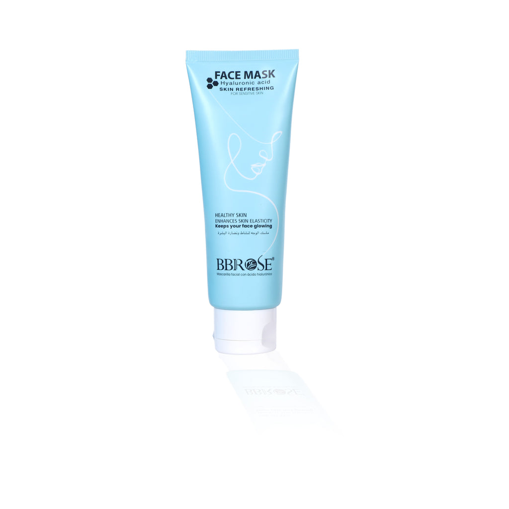Hyaluronic Face Mask 120ml – Deep Hydration & Skin Plumping Facial Treatment – Revitalizes, Moisturizes, and Restores Elasticity