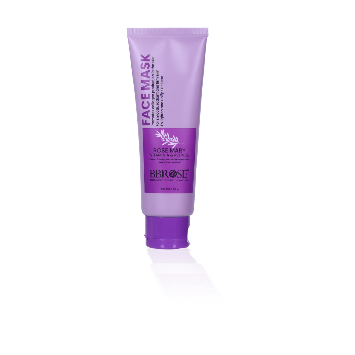 Rosemary Vitamin A & Retinol Face Mask (120ml) | Boosts Collagen Production for Smooth, Radiant & Firm Skin | Lightens & Evens Skin Tone