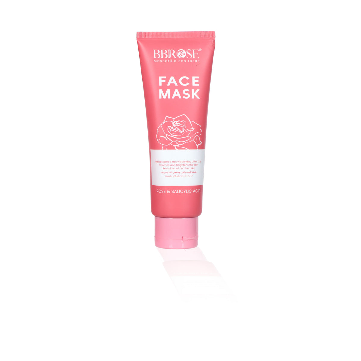 Rose & Salicylic Acid Face Mask – Pore-Refining, Soothing and Brightening Facial Mask