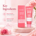 Rose & Salicylic Acid Face Mask – Pore-Refining, Soothing and Brightening Facial Mask