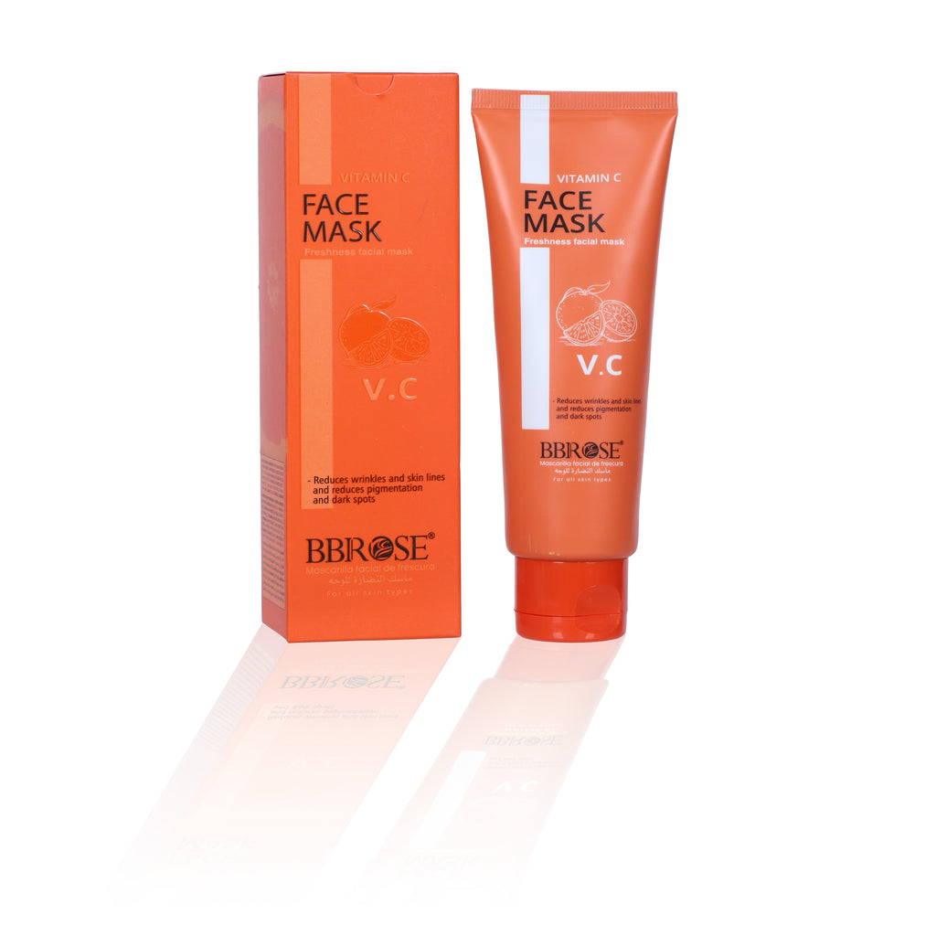 Vitamin C Face Mask (120ml) | Freshness Facial Mask | Reduces Wrinkles, Fine Lines & Pigmentation | Brightens Skin & Fades Dark Spots