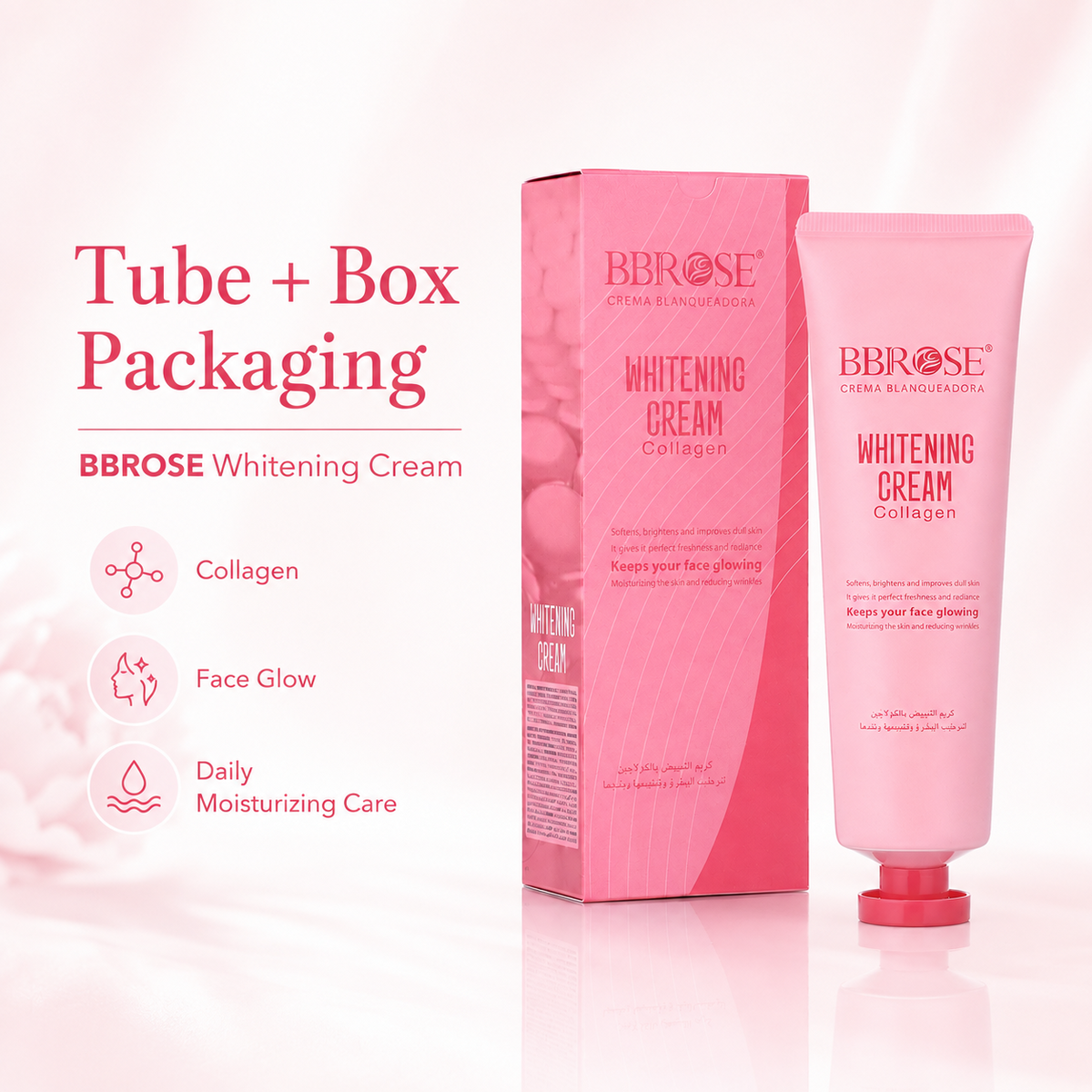 Collagen Whitening Cream – Moisturizing & Radiance-Boosting Face Cream