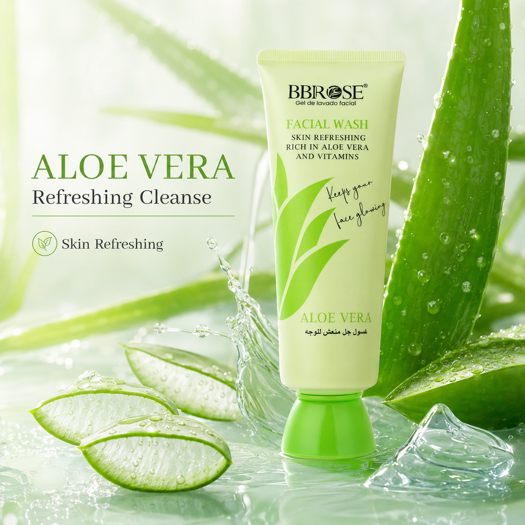 Aloe Vera Facial Wash – Refreshing Cleanser Enriched with Vitamins
