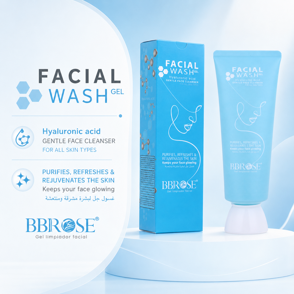 Facial Wash For Glowing Skin With Hyaluronic Acid