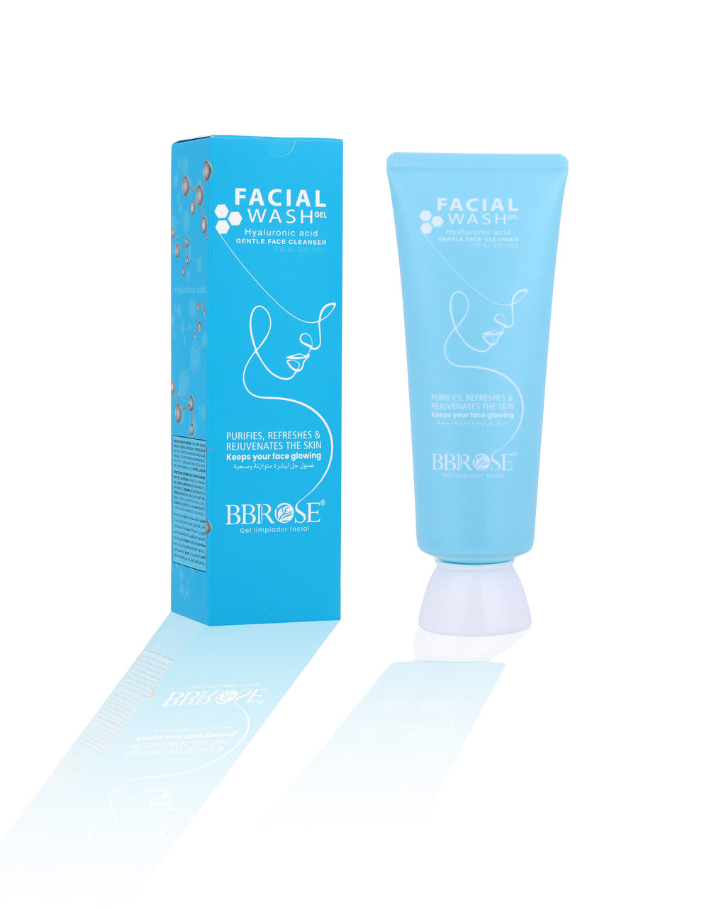 Facial Wash For Glowing Skin With Hyaluronic Acid