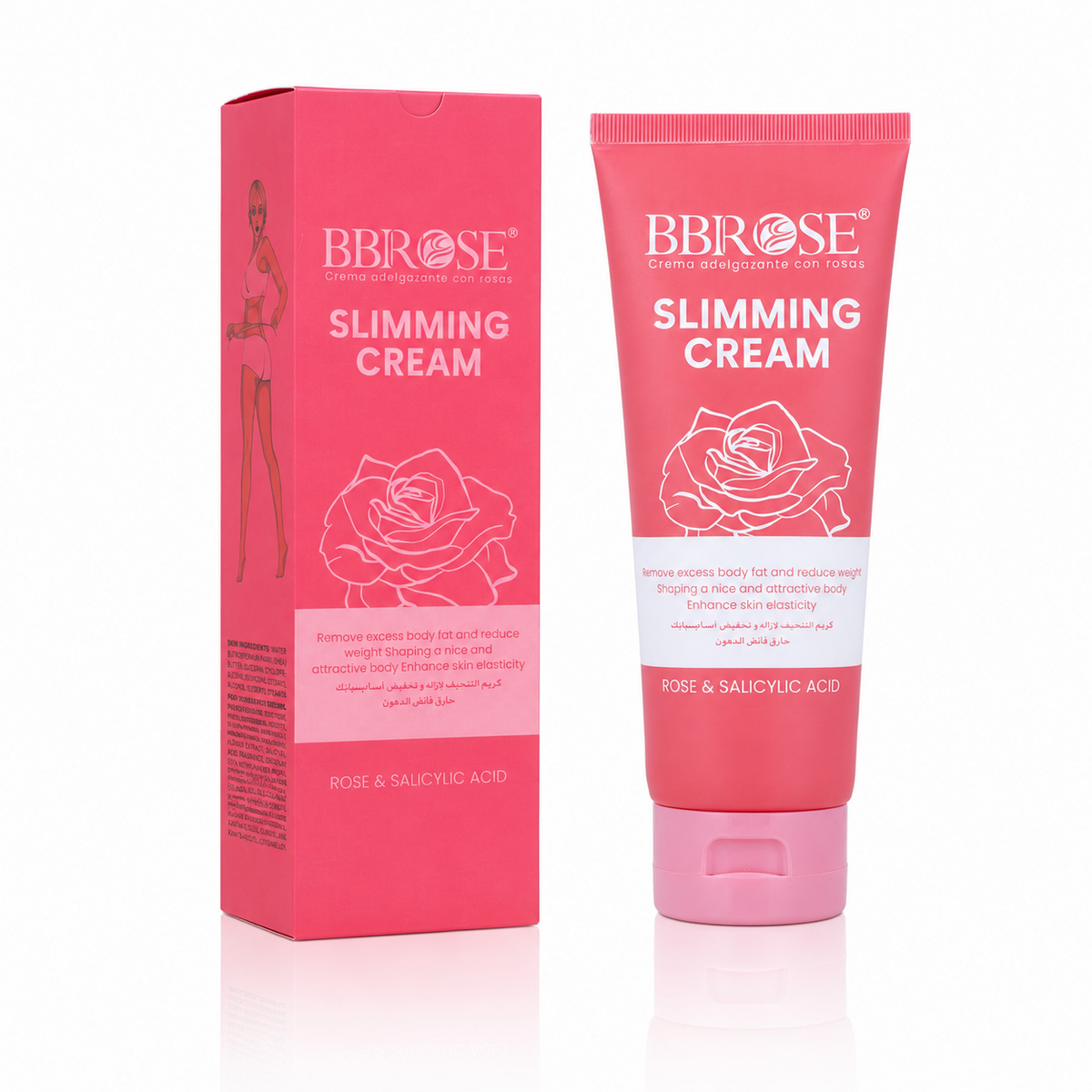 BBROSE Rose & Salicylic Acid Slimming Cream – Body Shaping and Firming Care