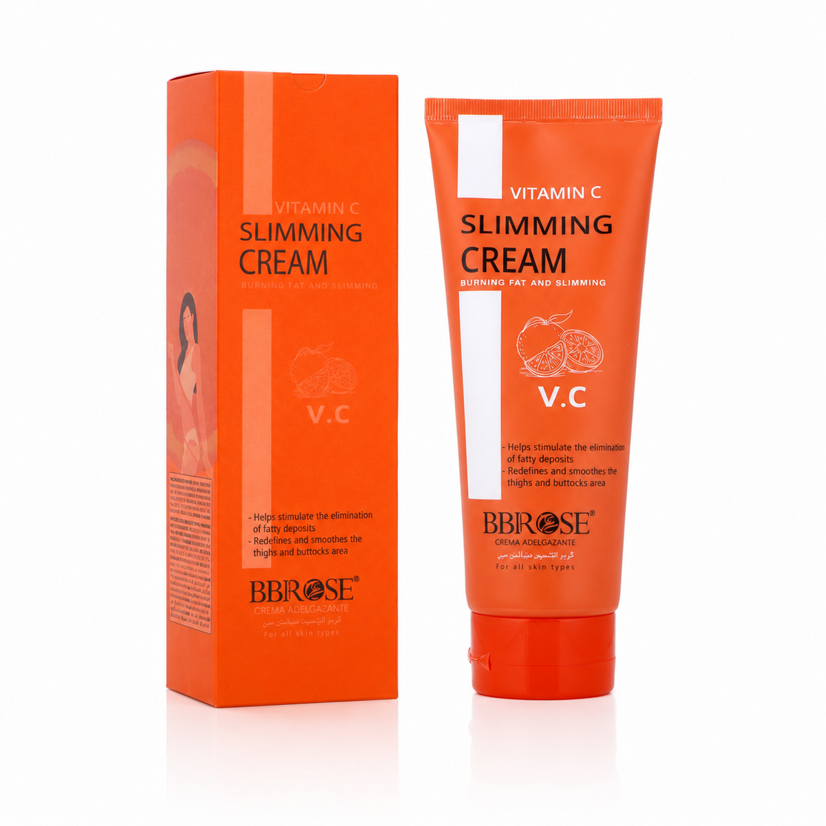 BBROSE Vitamin C Slimming Cream – Smoothing Body Care for Thighs & Buttocks