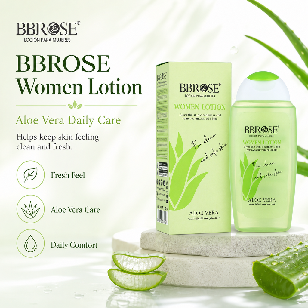 BBROSE Aloe Vera Women’s Intimate Cleansing Lotion – Freshness & Odor Care