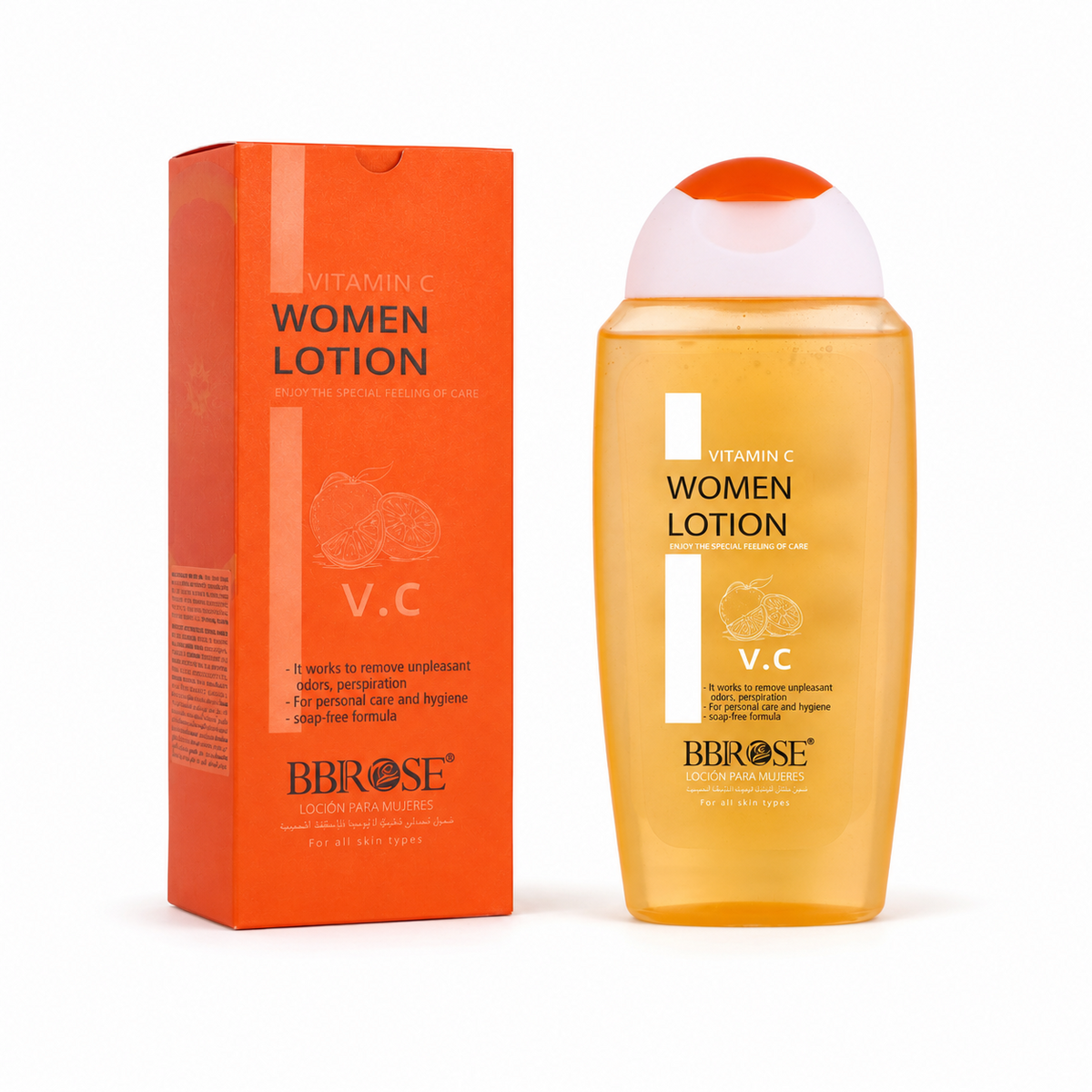 BBROSE Vitamin C Women’s Lotion – Soap-Free Personal Hygiene & Odor Care