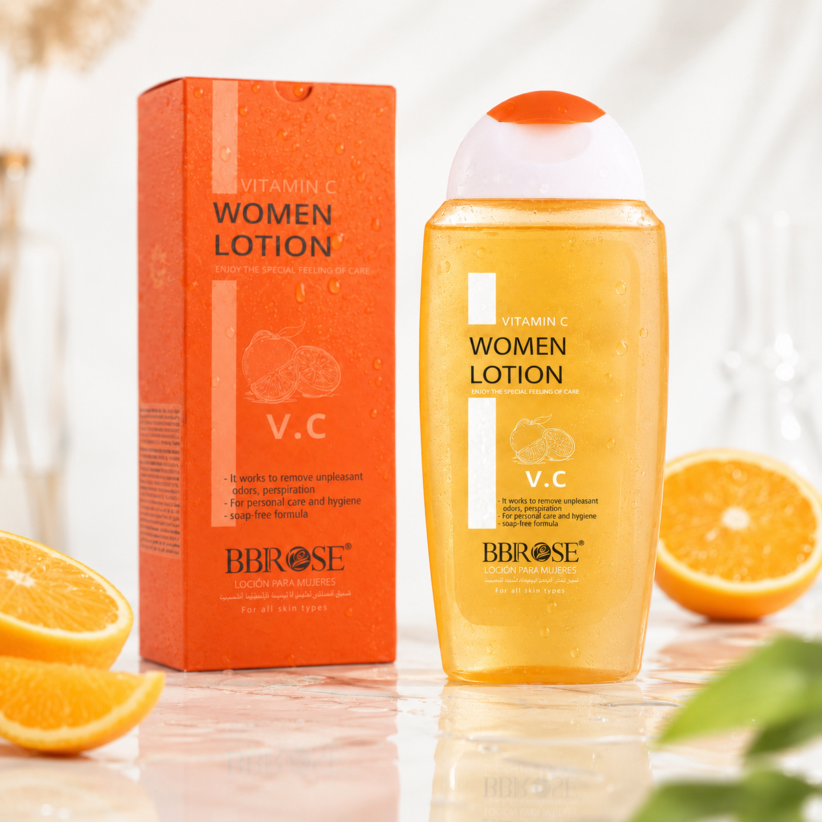 BBROSE Vitamin C Women’s Lotion – Soap-Free Personal Hygiene & Odor Care