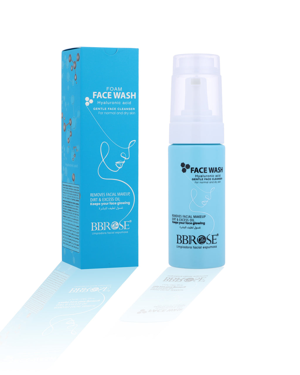 Hyaluronic Face Wash (150ml) | Hydrating & Moisturizing Cleanser | Gentle Daily Face Wash for Soft, Plump & Glowing Skin | Deep Cleansing with Hyaluronic Acid