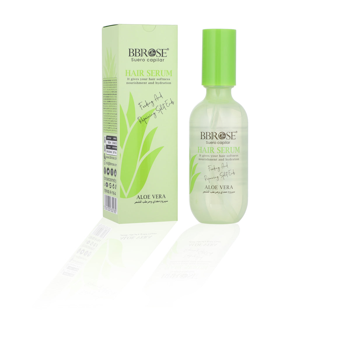 BBROSE Aloe Vera Hair Serum – Nourishing, Hydrating & Split-End Care